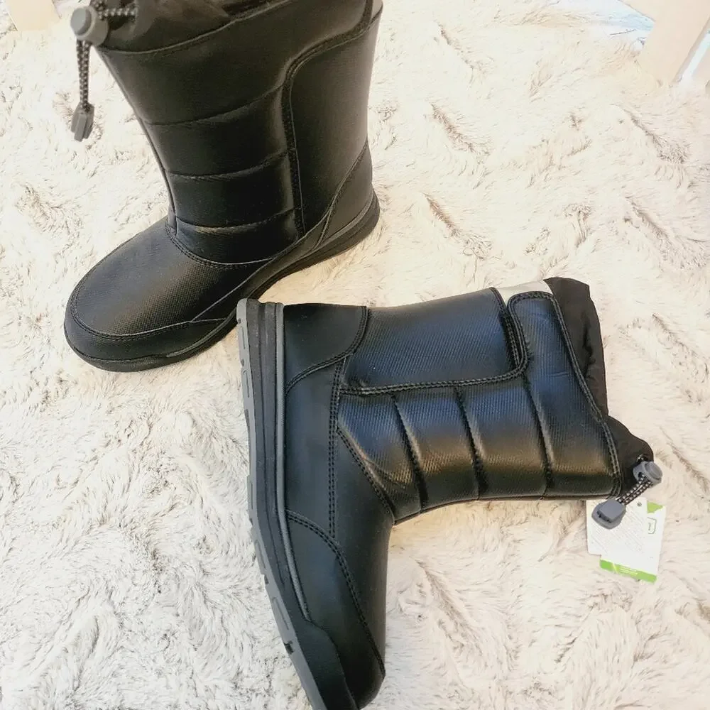 LANDS END NEW BLACK RAINBOOT SIZE 5M
